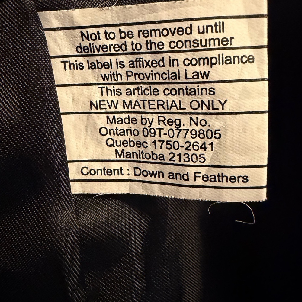 DKNY Womens Black Down Coat - Picture 7 of 7